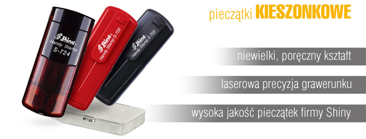 pieczątki kieszonkowe